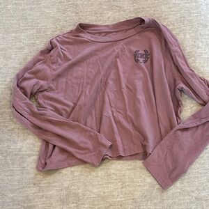 PINK Victoria's Secret Mauve Long Sleeve Tee